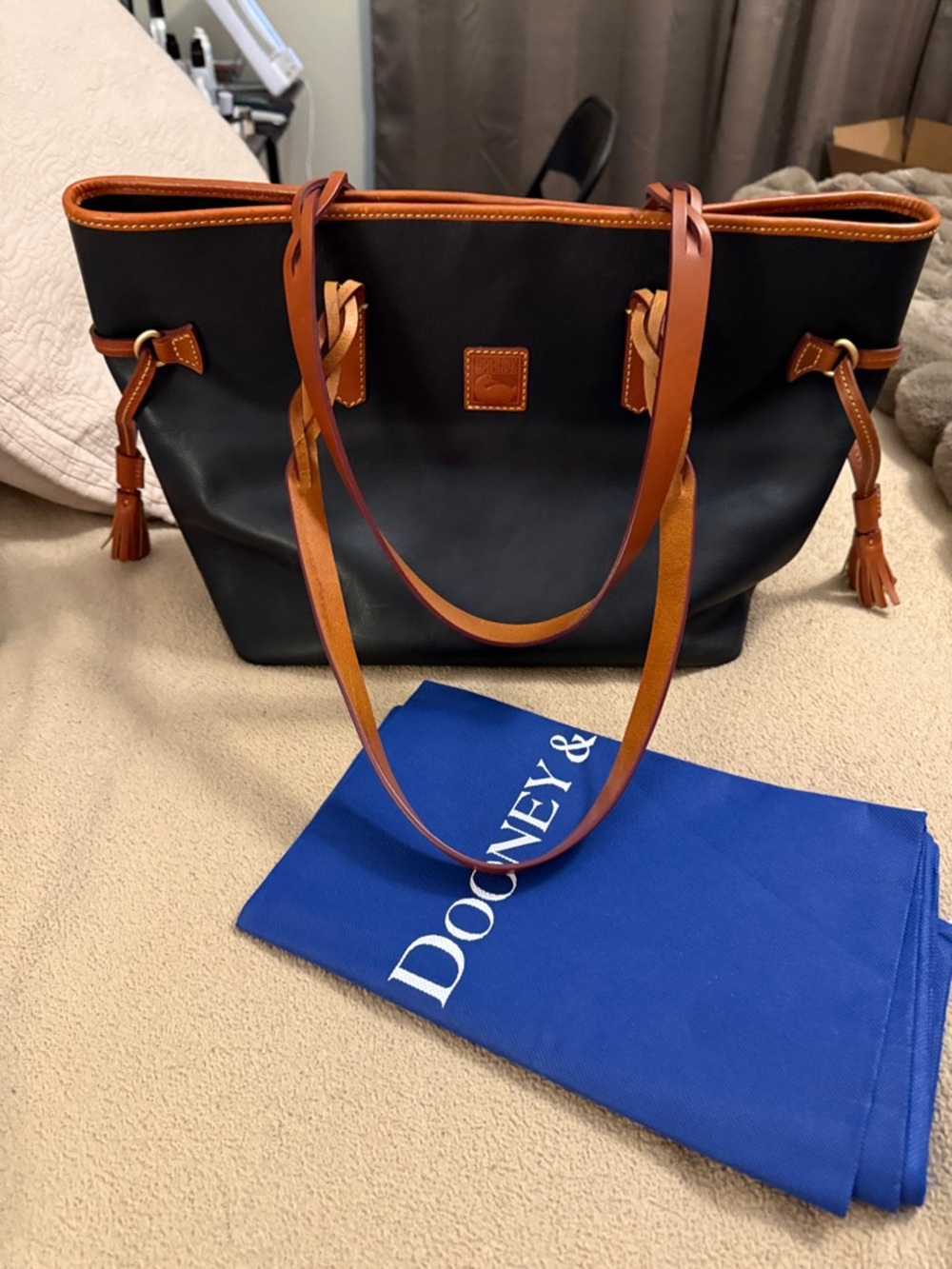 Dooney and Bourke Florentine Leather Bailey Tote